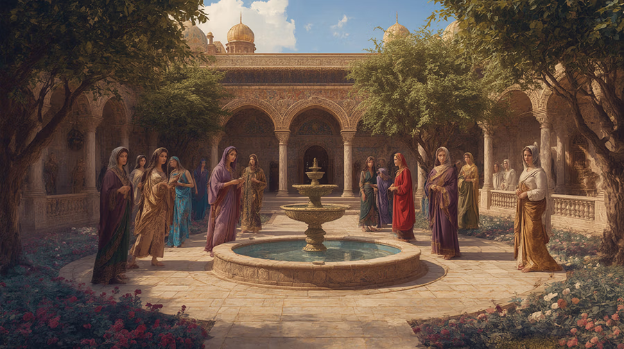 Esther’s Preparation in the Harem Gardens, God's Providence in Esther 2