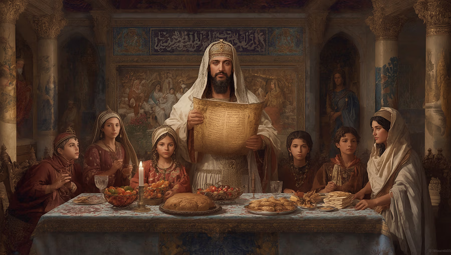 Purim celebrated with joy amid ancient family
