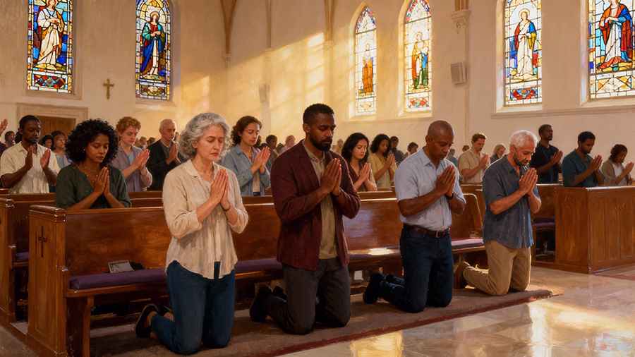 Christians praying for godly leadership inspired by Book of Esther 10 example