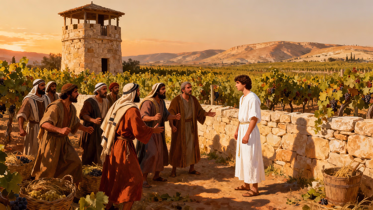 Featured image for “The Parables of the Wedding Feast & The Wicked Husbandmen”